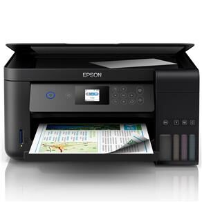 Multifuncional Tanque de Tinta Epson EcoTank L4160 Wireless - Impressora, Copiadora, Scanner