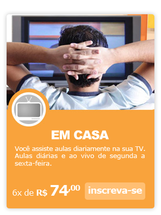 Em Casa - Voc&ecirc; assiste aulas diariamente na sua TV. Aulas di&aacute;rias e ao vivo de segunda a sexta-feira. INSCREVA-SE!