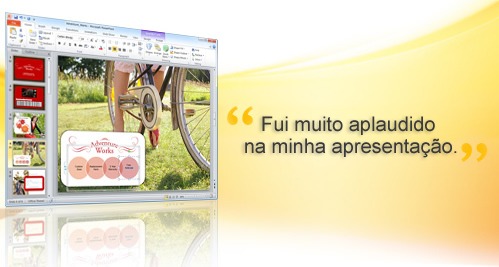 Microsoft® Powerpoint® 2010 - exemplo de tela