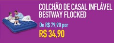 Colchão de Casal Inflável Bestway Flocked