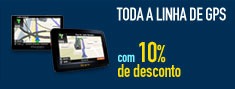 Toda a Linha de GPS com 10% de Desconto