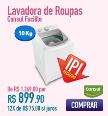 Lavadora de Roupas Consul Facilite