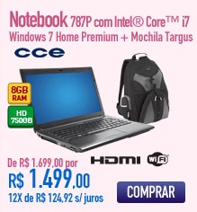Notebook  787P com Intel® Core™ i7