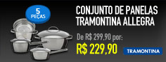 Conjunto de Panelas Tramontina Allegra - 5 Peças