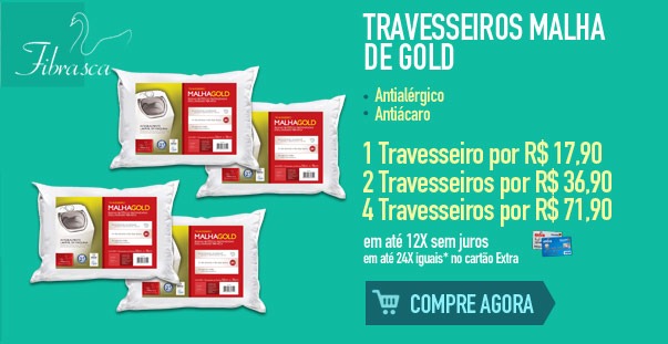 Travesseiros Malha de Gold