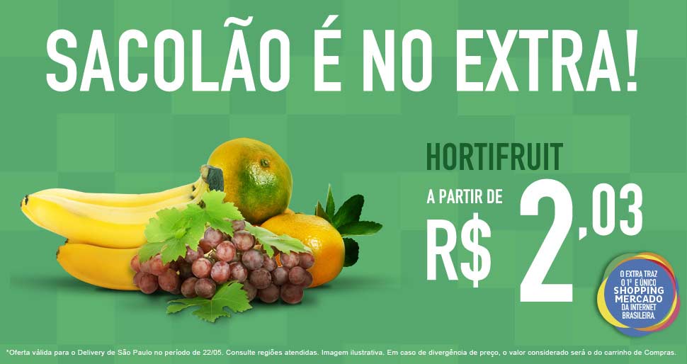 Agora você compra alimentos e bebidas pelo site