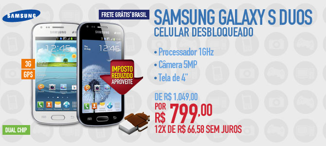 Samsung Galaxy S Duos Celular Desbloqueado 