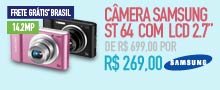 Câmera Samsung ST 64  com  LCD 2.7”