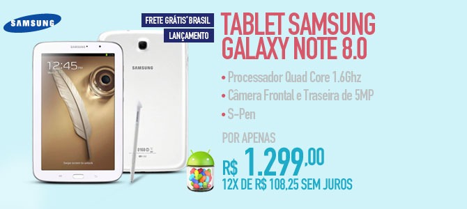 Tablet Samsung Galaxy Note 8.0