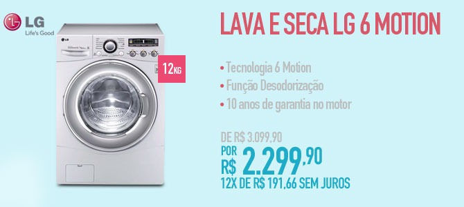 Lava e Seca LG 6 Motion