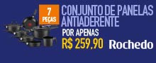 Conjunto de Panelas Rochedo Vitalle Antiaderente