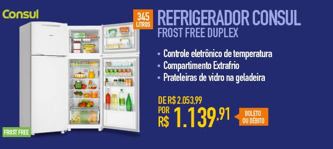 Refrigerador Consul Frost Free Duplex