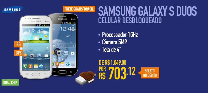 Samsung Galaxy S Duos Celular Desbloqueado