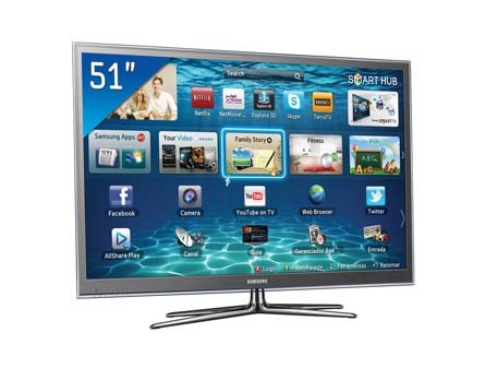 Samsung de 51 polegadas - Televis&atilde;o 3D de Plasma com acesso &agrave; internet