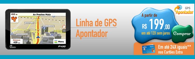 Linha de GPS Apontador