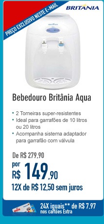 Bebedouro Britânia Aqua