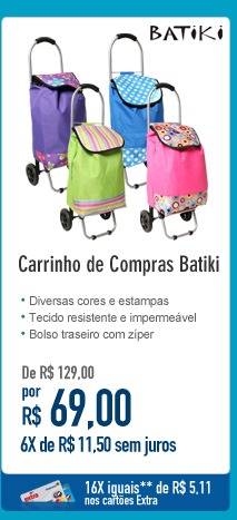 Carrinho de Compras Batiki