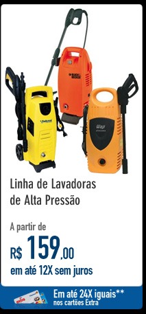 Linha de Lavadoras de Alta Pressão