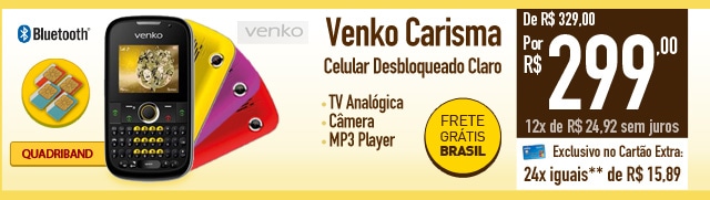Venko Carisma Celular Desbloqueado Claro