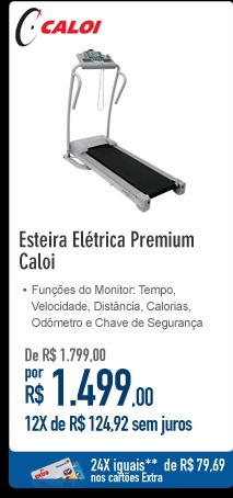 Esteira Elétrica Premium Caloi