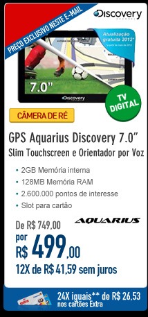 GPS Aquarius Discovery 7.0