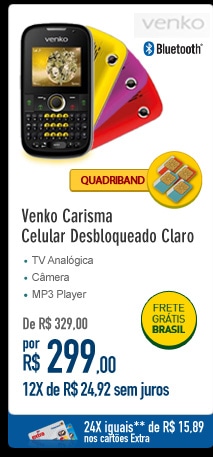 Venko Carisma Celular Desbloqueado Claro