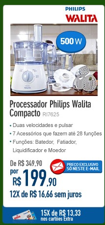Processador Philips Walita Compacto