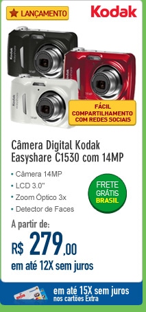 Câmera Digital Kodak Easyshare C1530 com 14MP