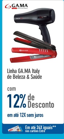 Linha GA.MA Italy de Beleza & Saúde com 12% de Desconto