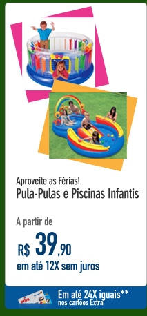 Aproveite as Férias! Pula-Pulas e Piscinas Infantis