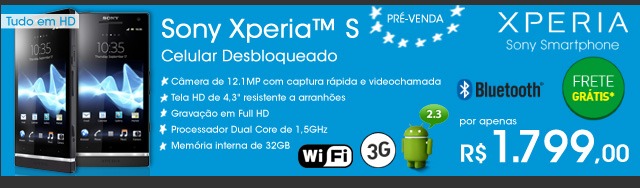 Sony Xperia S Celular Desbloqueado