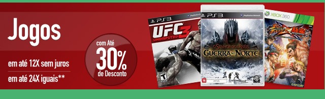 Jogos com Até 30% de Desconto