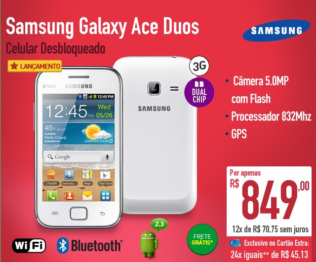 Samsung Galaxy Ace Duos Celular Desbloqueado