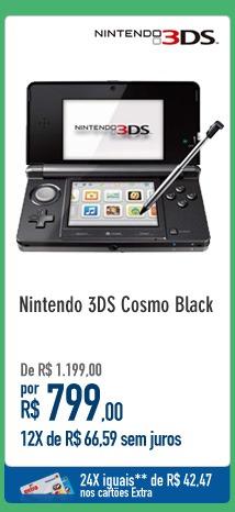 Nintendo 3DS Cosmo Black