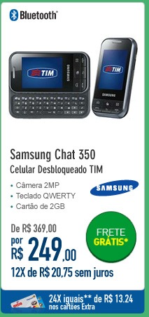 Samsung Chat 350 Celular Desbloqueado TIM
