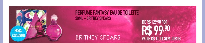 Perfume Fantasy Eau de Toilette Feminino 30ml - Britney Spears