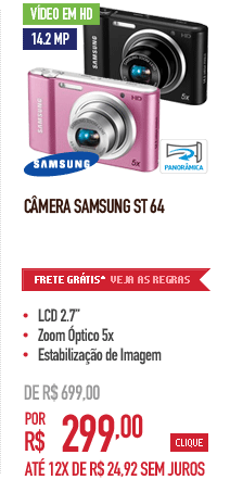 Câmera Samsung ST 64