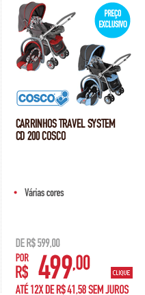 Carrinhos Travel System CD 200 Cosco