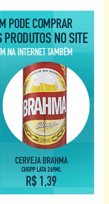 Cerveja BRAHMA Chopp Lata 269ml