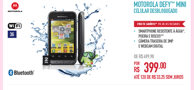 Motorola Defy Mini XT320 Celular Desbloqueado