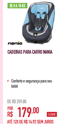 Cadeiras para Carro Nania