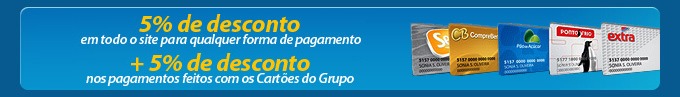 5% de desconto