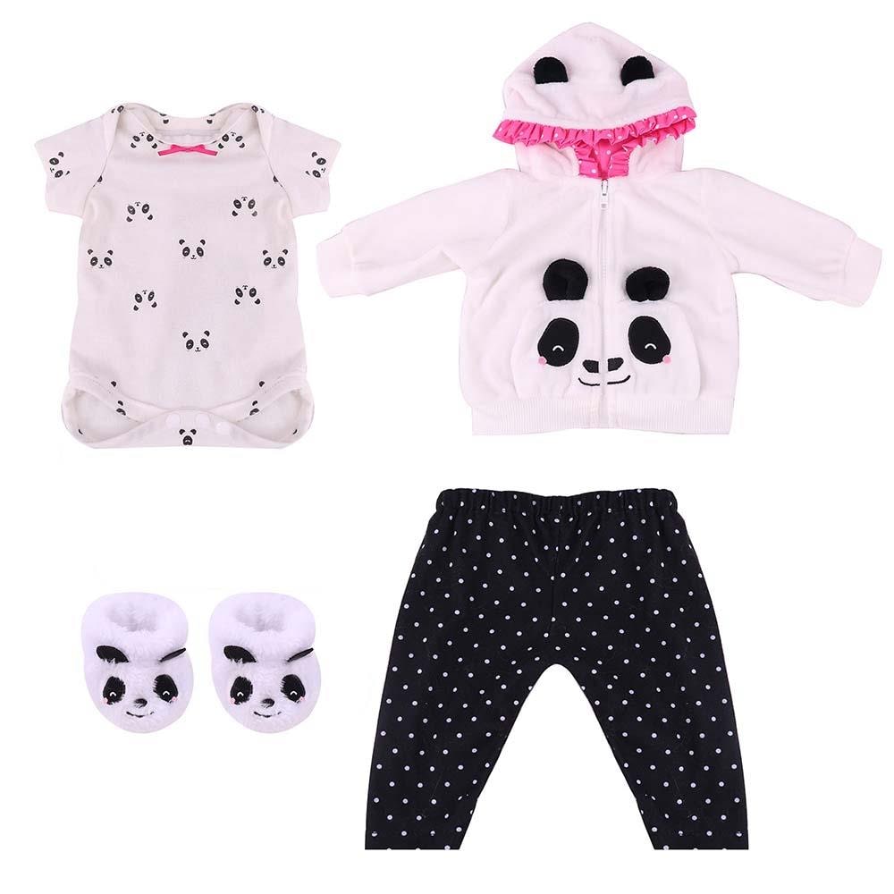 Roupa Para Boneca Bebê Reborn Laura Baby Panda - Carrefour