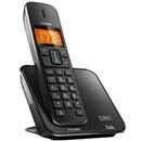 Telefone s/ Fio Philips SE1701 Preto c/ Display...